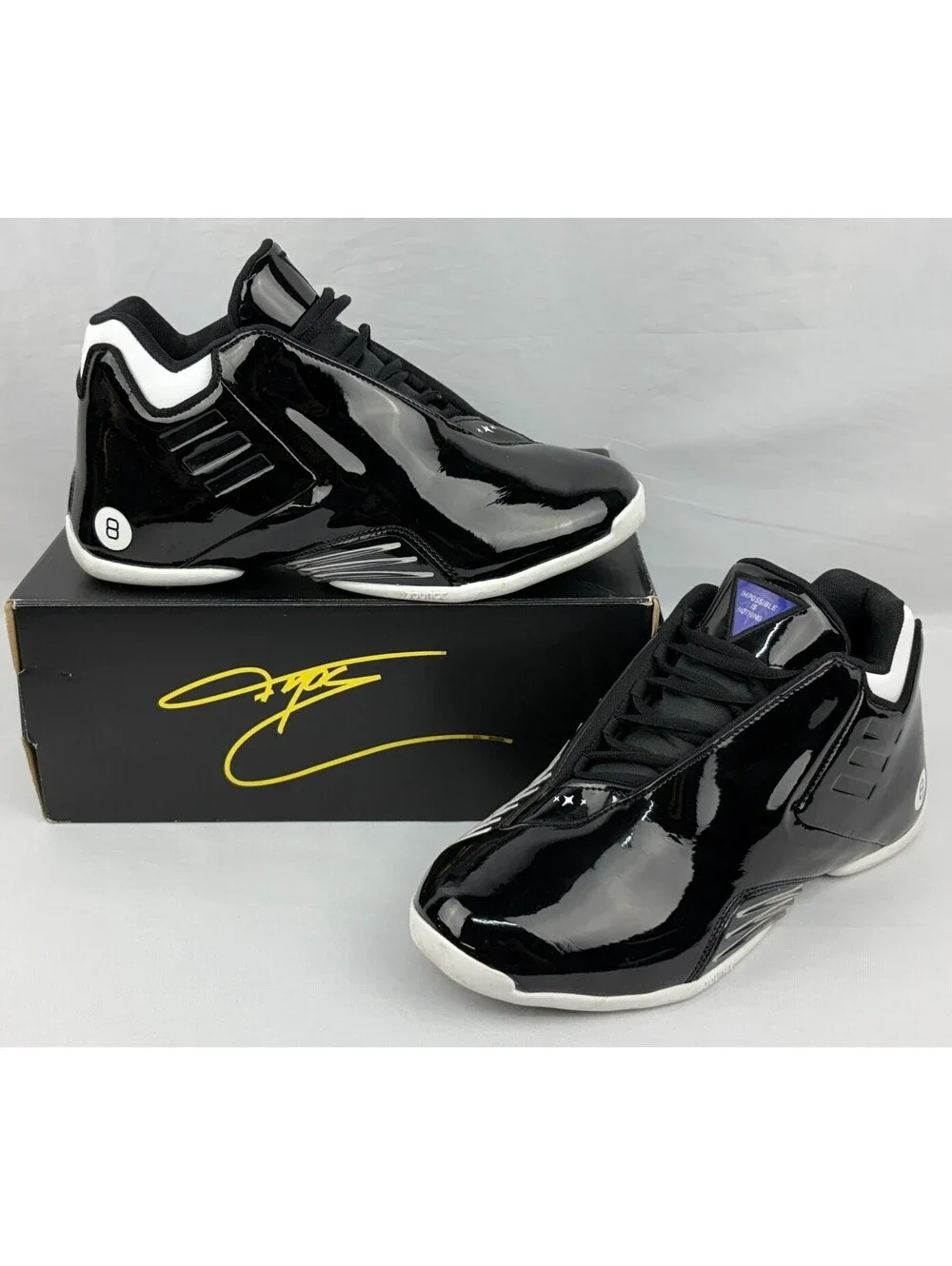 Adidas T-MAC 3 Restomod Magic 8 Ball Black White Shoes GY2395 Men's Size 8.5